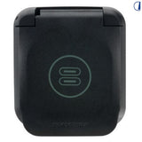 Di-Tec Presa doppia USB-C da esterno Serie Ventura 12/24V IP68