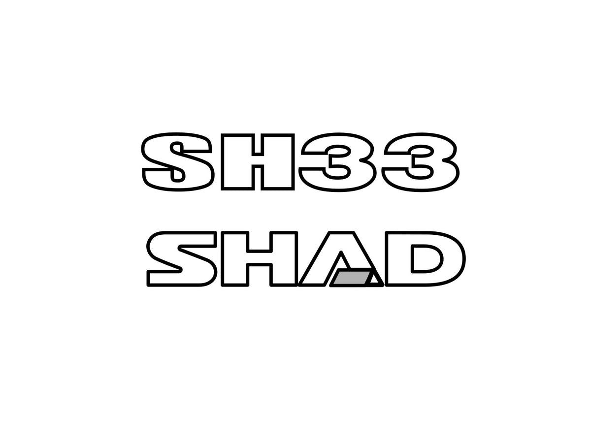 Shad Ersatzaufkleber für Koffer SH33