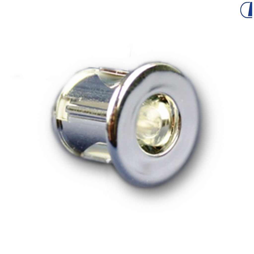 Minispot segnapasso LED da incasso in plastica foro Ø 14 mm