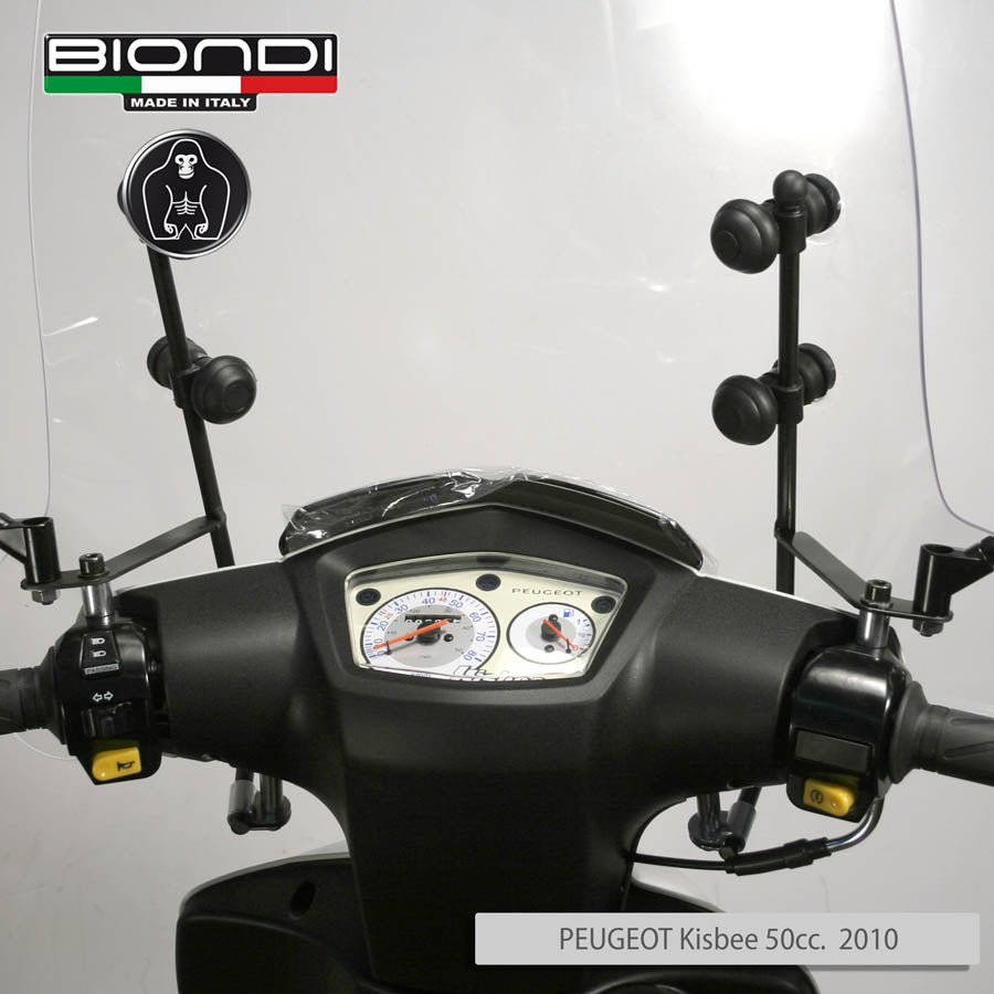 Biondi Kit Attacchi Parabrezza per Peugeot Kisbee 50 e Kisbee S 50