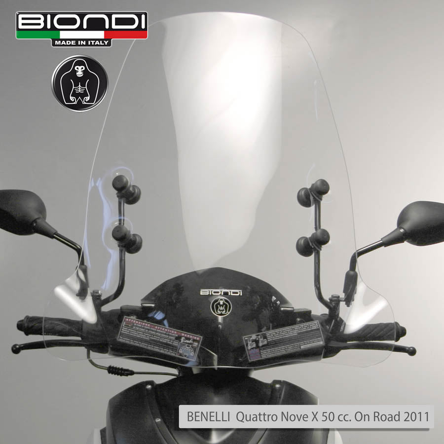 Biondi Parabrezza Pro Keeway Outlook 125/151 cc 2011 con Attacchi