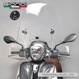 Biondi Parabrezza Z Trasparente Piaggio Medley 125/150 2016-2019 con Attacchi