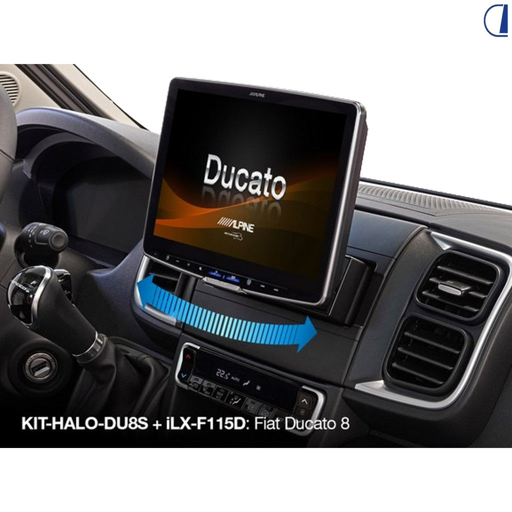 Di-Tec Kit Alpine Halo 11" iLX-F115DU8 per Fiat Ducato 8 dal 2021