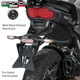 Biondi Portatarga Alluminio Nero Moto Guzzi V100 Mandello / Stelvio / V85TT
