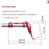 Fiamma Kit Roof Rail - Staffa per Installazione Tendalino