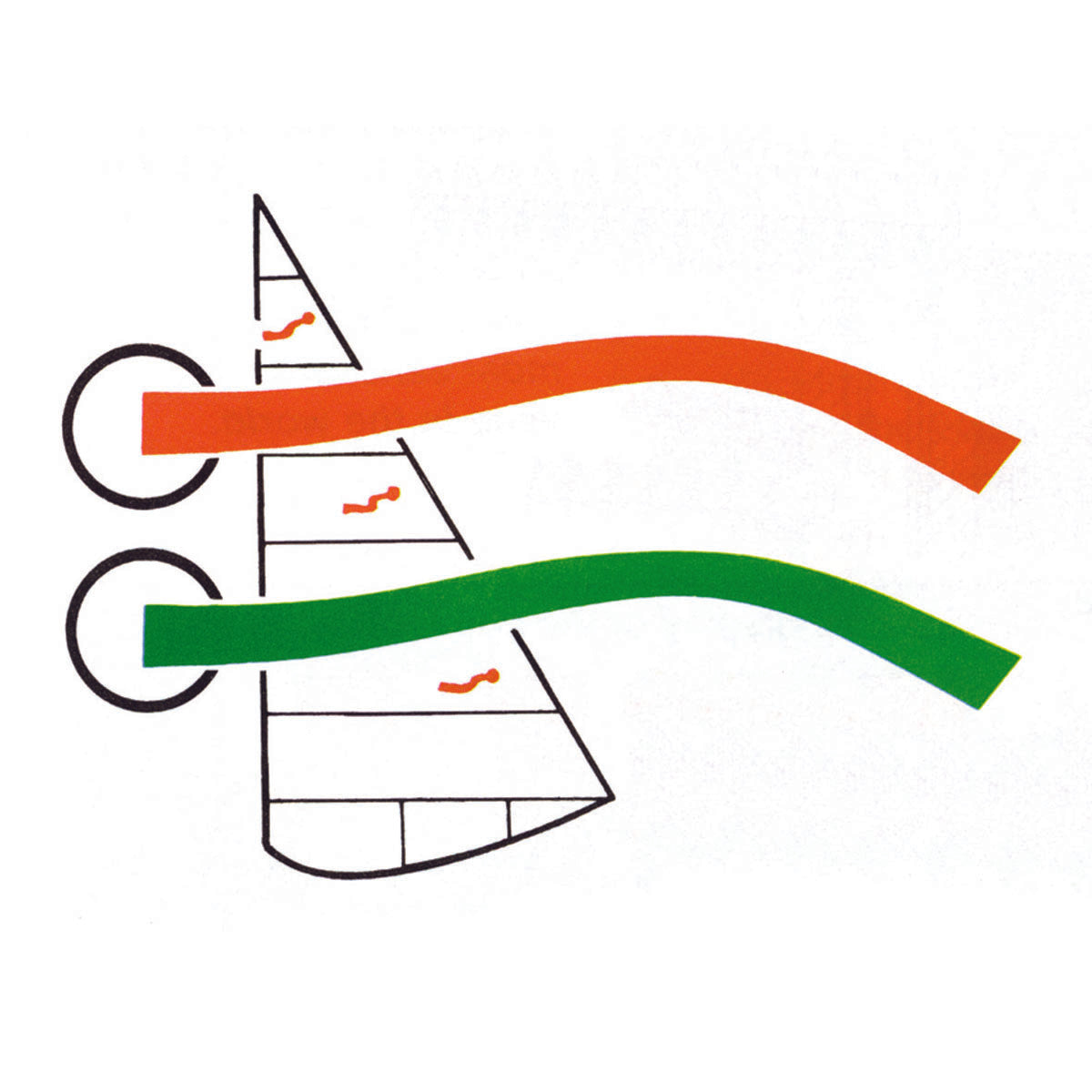 Trem Weathervane Ribbons for Shrouds - 1 Pair