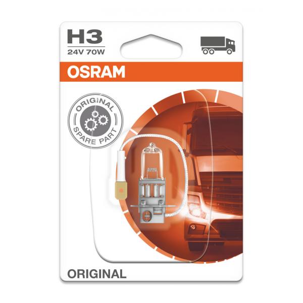 Osram Lampadina 24V Original Line - H3 - 70W - PK22s - 1 pz - Scatola