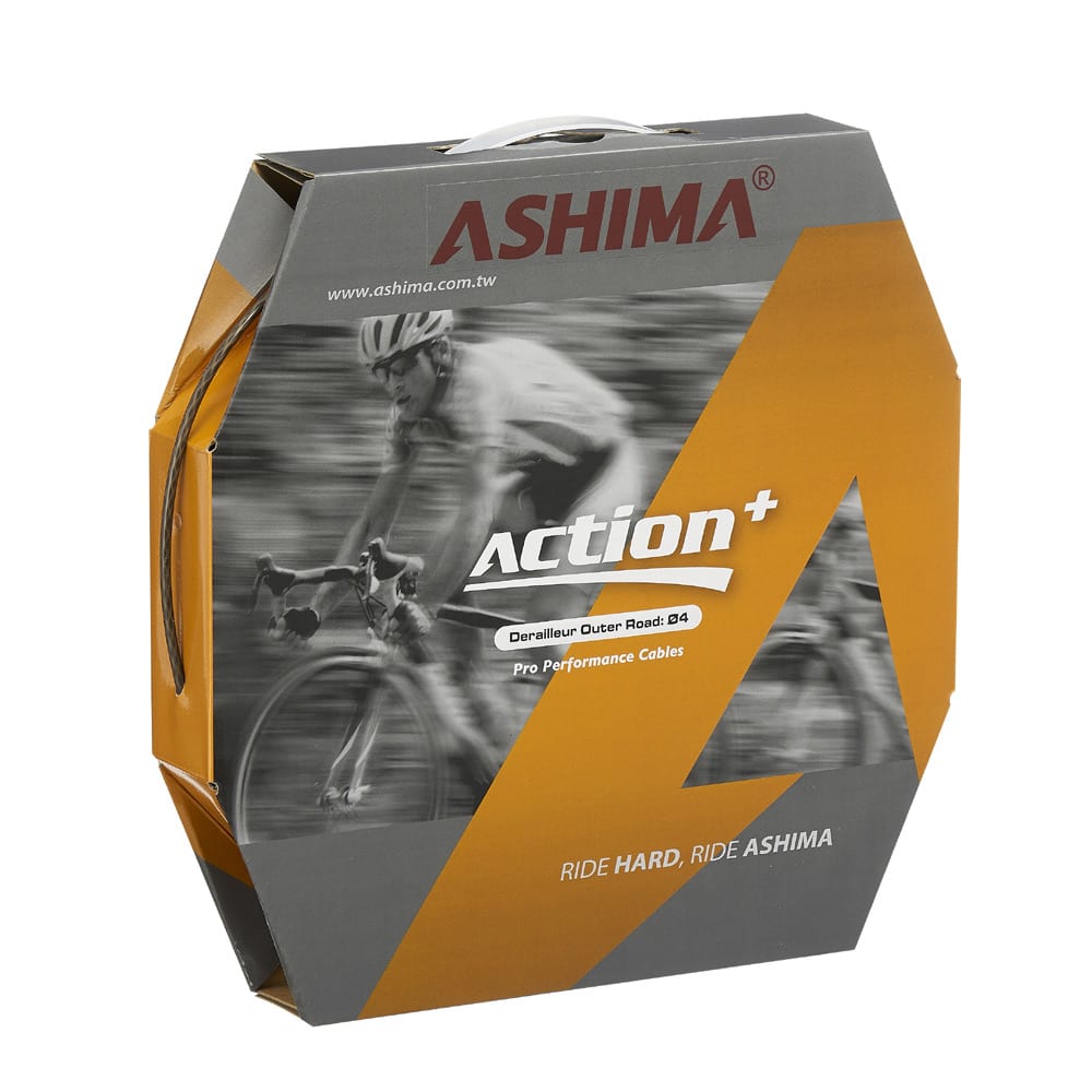 Ashima Guaina Cambio Box 50 mt ACTION+ 4,5mm Trattamento PVDF Universale Nero