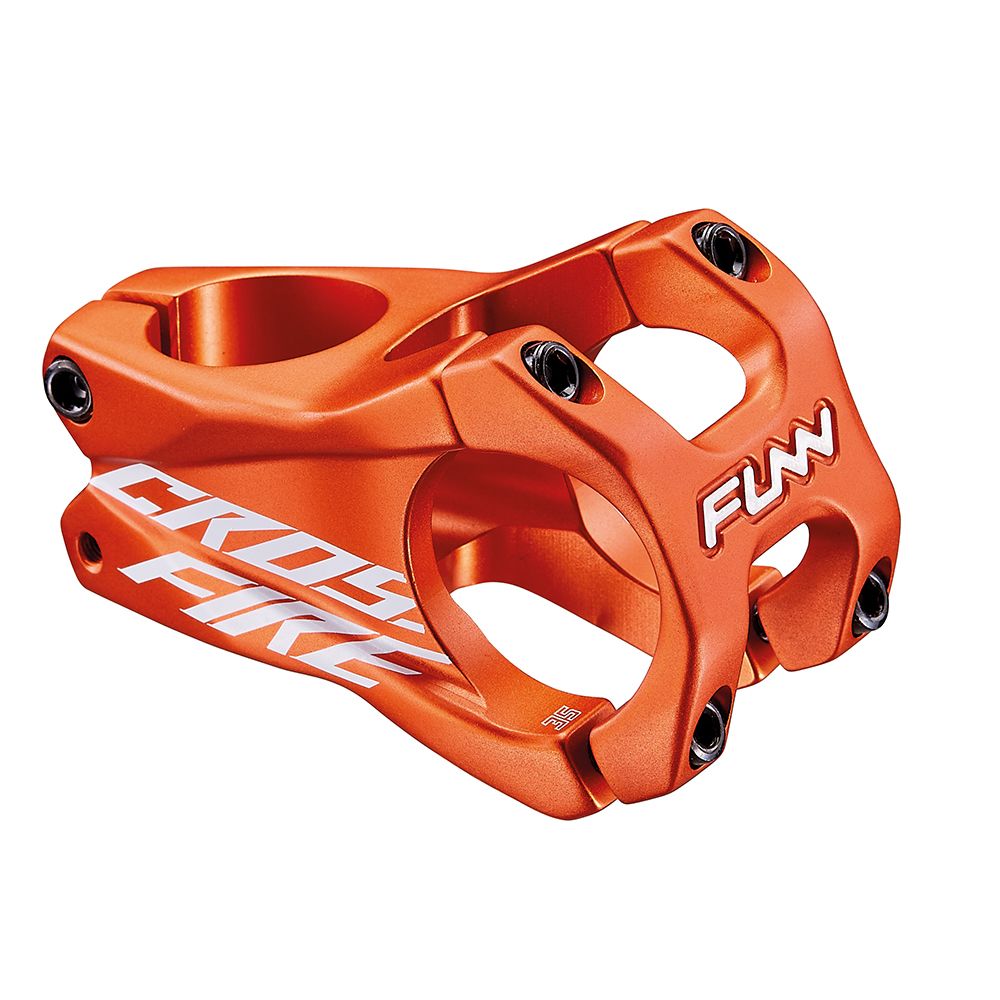 Funn Piantone MTB CROSSFIRE Alluminio diametro 31,8mm 50mm Rise 0 gradi Arancio