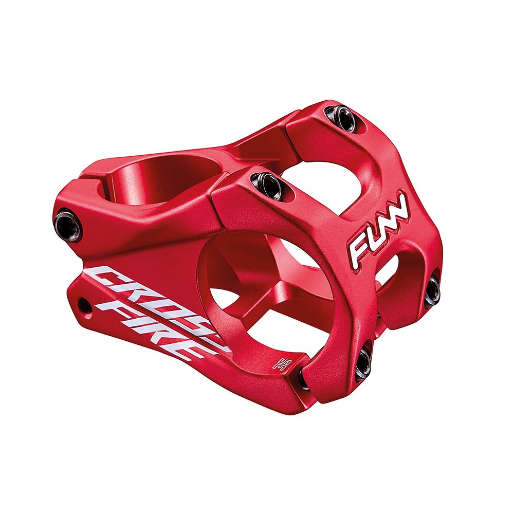 Funn Piantone MTB CROSSFIRE Alluminio diametro 35mm 50mm Rise 0 gradi Rosso