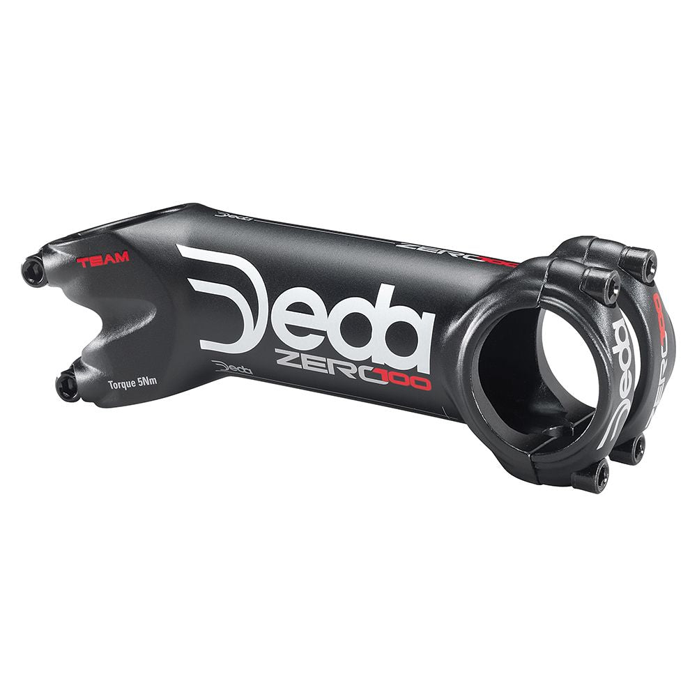 Deda Elementi Attacco Manubrio ZERO100 TEAM 110mm x 31,8mm Angolo 72 gradi Nero