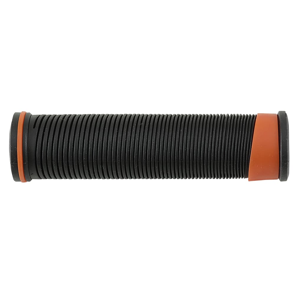 Mvtek Manopole Bicicletta MTB GRIP Gomma morbida 128mm Nero-Arancione