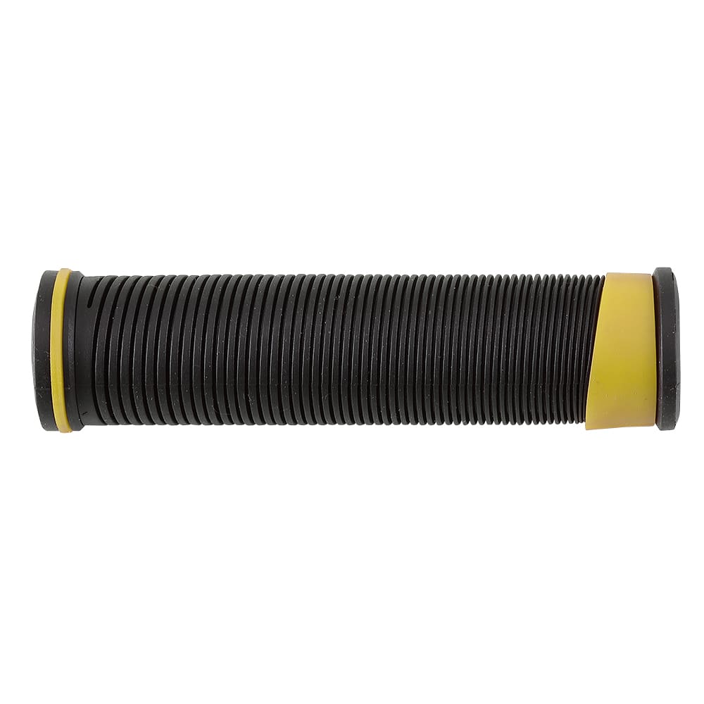 Mvtek Manopole Bicicletta MTB GRIP Gomma morbida 128mm Nero-Giallo