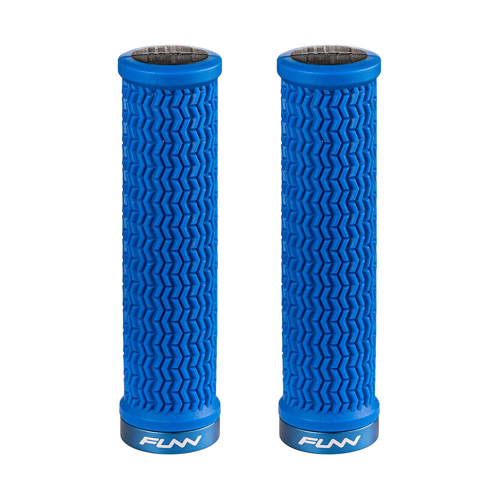 Funn Manopola HOLESHOT 31mm con Collarino in Alluminio Blu