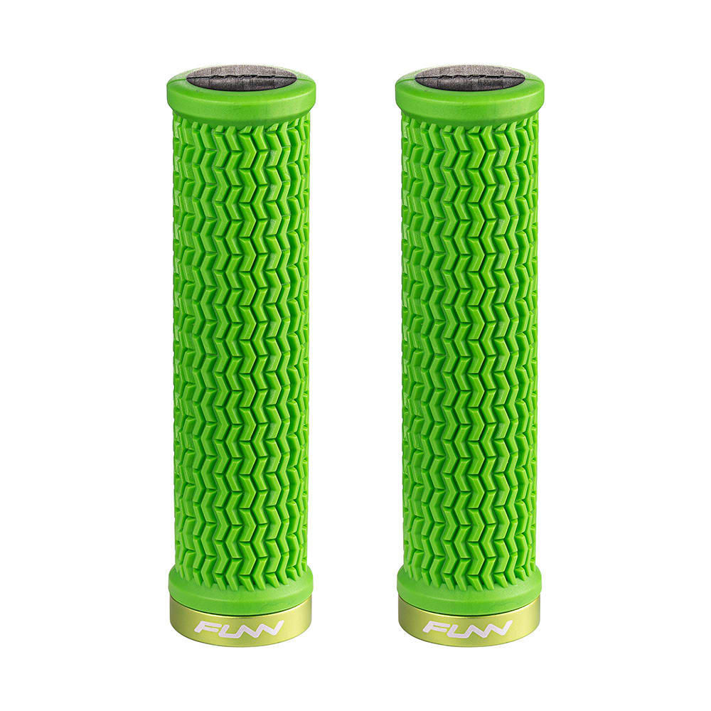 Funn Manopola HOLESHOT 31mm con Collarino in Alluminio Verde