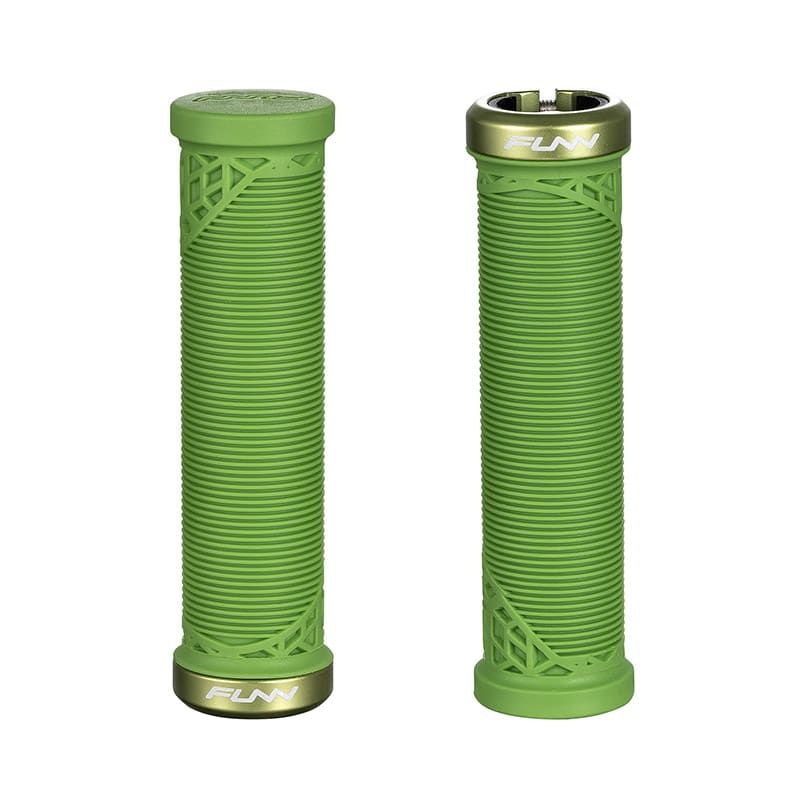 Funn Manopola HILT JUNIOR 19mm Verde con Collarino Alluminio