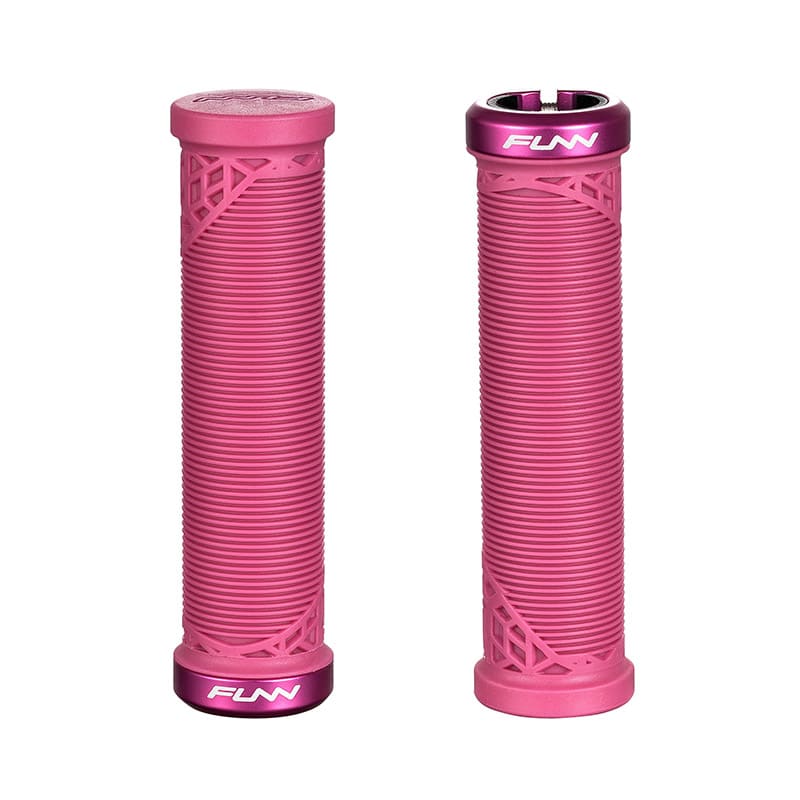 Funn Manopola HILT JUNIOR 19mm Rosa con Collarino Alluminio