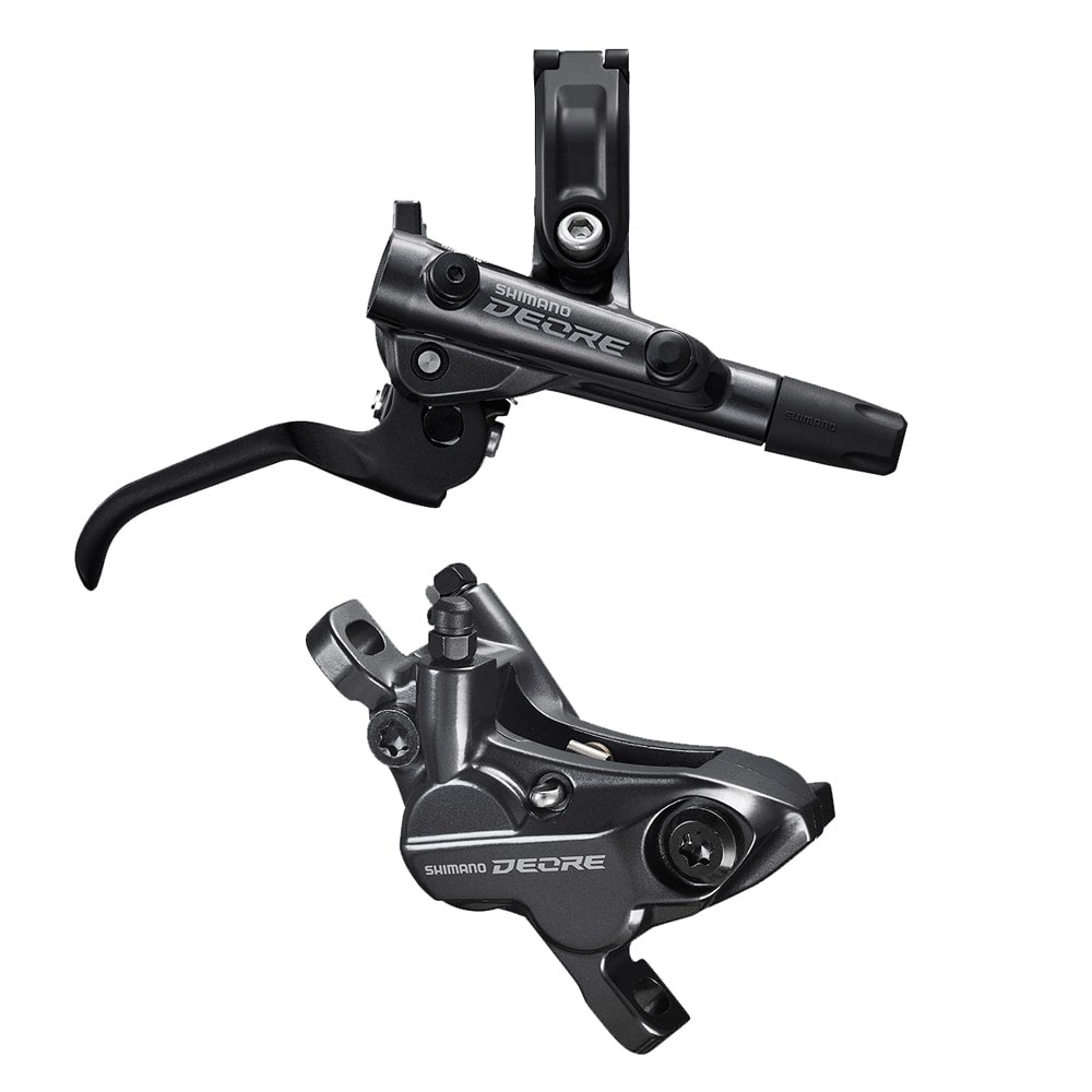 Shimano Kit Freno Idraulico MTB DEORE M6100 Posteriore 4 Pist. Leva+Pinza +Tubo