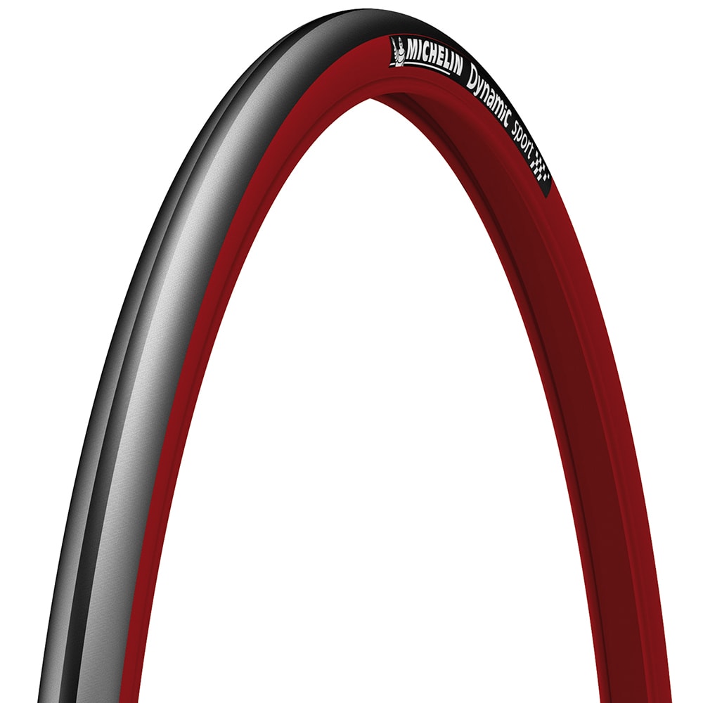 Michelin Pneumatico bicicletta 700x23 DYNAMIC SPORT Rigido 23-622 MonoComp Rosso