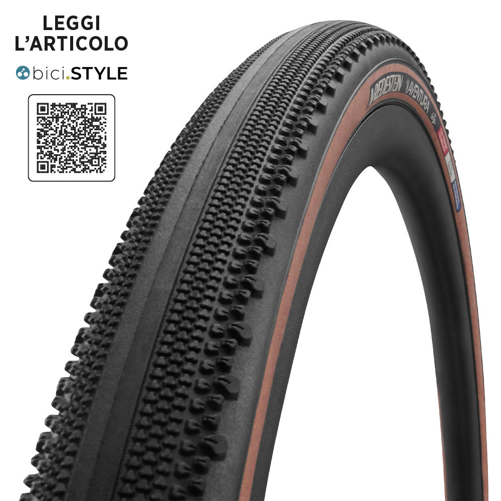 Vredestein Copertura 700x38 AVENTURA SETA Gravel Tubeless Ready Nero/Para 120TPI