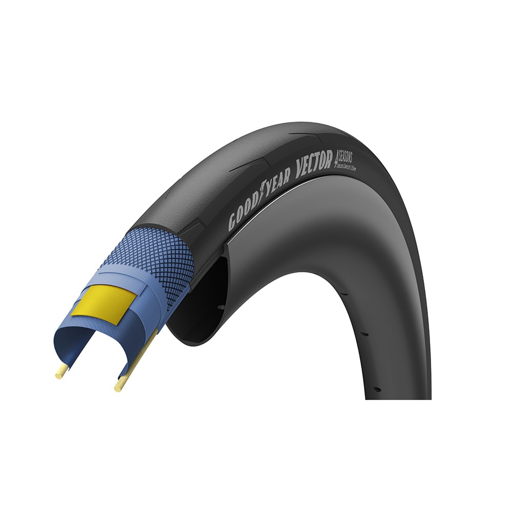 Goodyear Pneumatico bicicletta 700x25 VECTOR tubeless 25-622 Dynamic Silica4