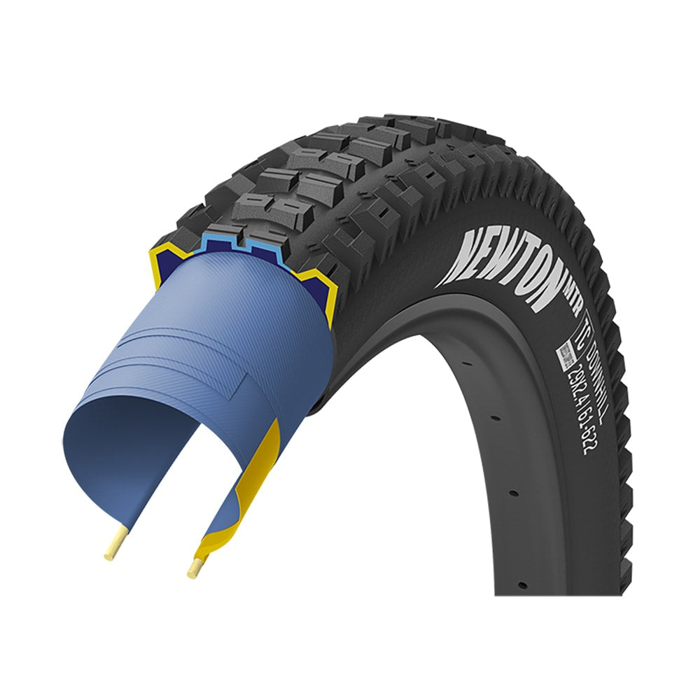 Goodyear Copertura 27,5x2,4 NEWTON MTR Tubeless Complete Downhill Rear Nero