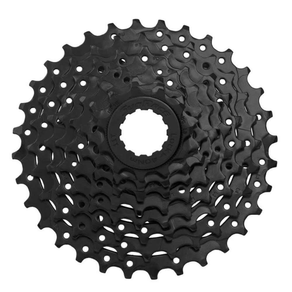 Sunrace Cassetta MTB 8V x 11/34 Denti in Acciaio Nero - Corpetto SHIMANO