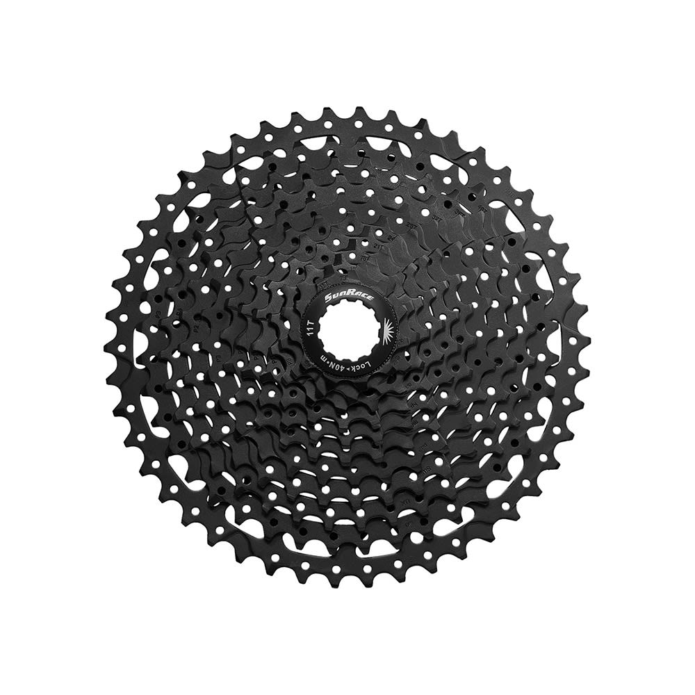 Sunrace Cassetta MTB 11V x 11/40 Denti in Alluminio Nero - Corpetto SHIMANO