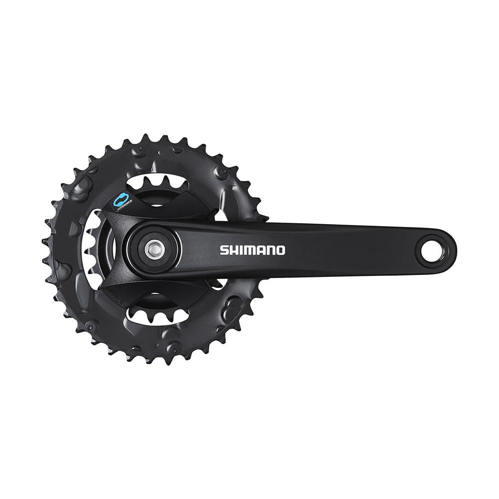 Shimano Guarnitura MTB ALTUS 2x7V 22/36T Perno Quadro Pedivelle 175mm