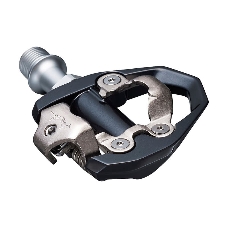 Shimano Pedali ES600 ROAD in Alluminio Grigio con Tacchette SPD