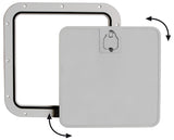 Portello estraibile grigio 375 x 375 mm