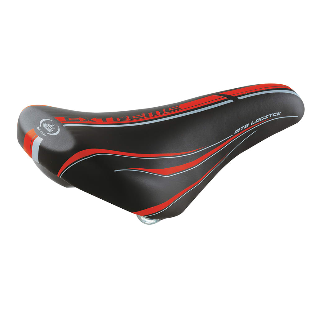 Mvtek Sella Bicicletta COLORS 20- 24 Nero/Rosso 285x160mm 485g