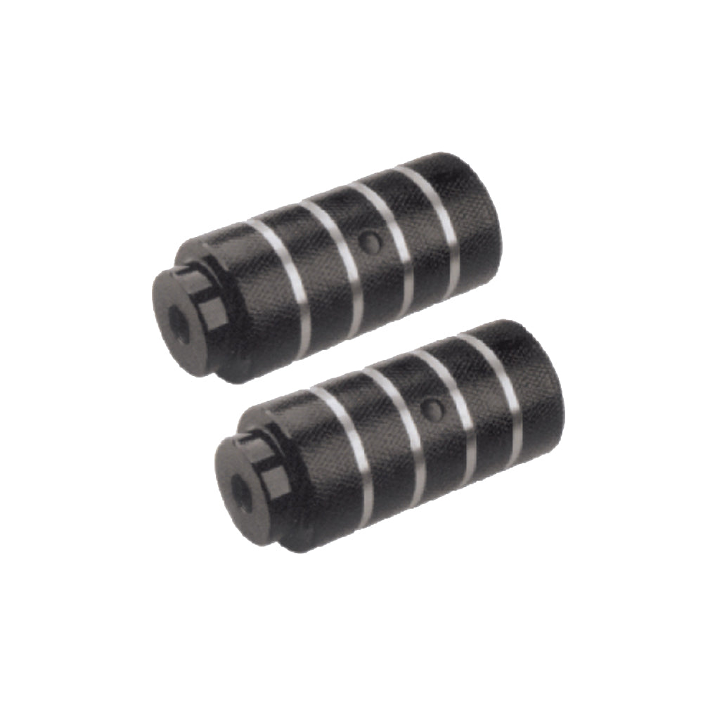 Mvtek Poggiapiedi Diametro 8mm Filettato Freestyle-BMX Nero/Silver