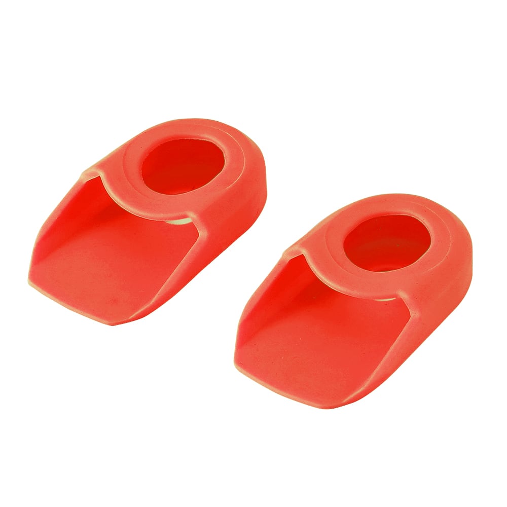 Mvtek Protezione Pedivella bicicletta 69x40mm 18g Rosso (Coppia)