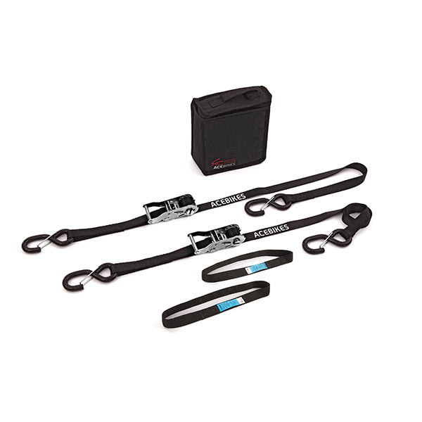 Kit Di Cinghie A Cricchetto Per Grandi Pesi Ratchet Kit Heavy Duty Acebikes