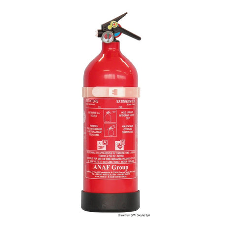 Anaf Antincendi Estintore ANAF a AFFF schiuma omologato MED - AmerigoStore