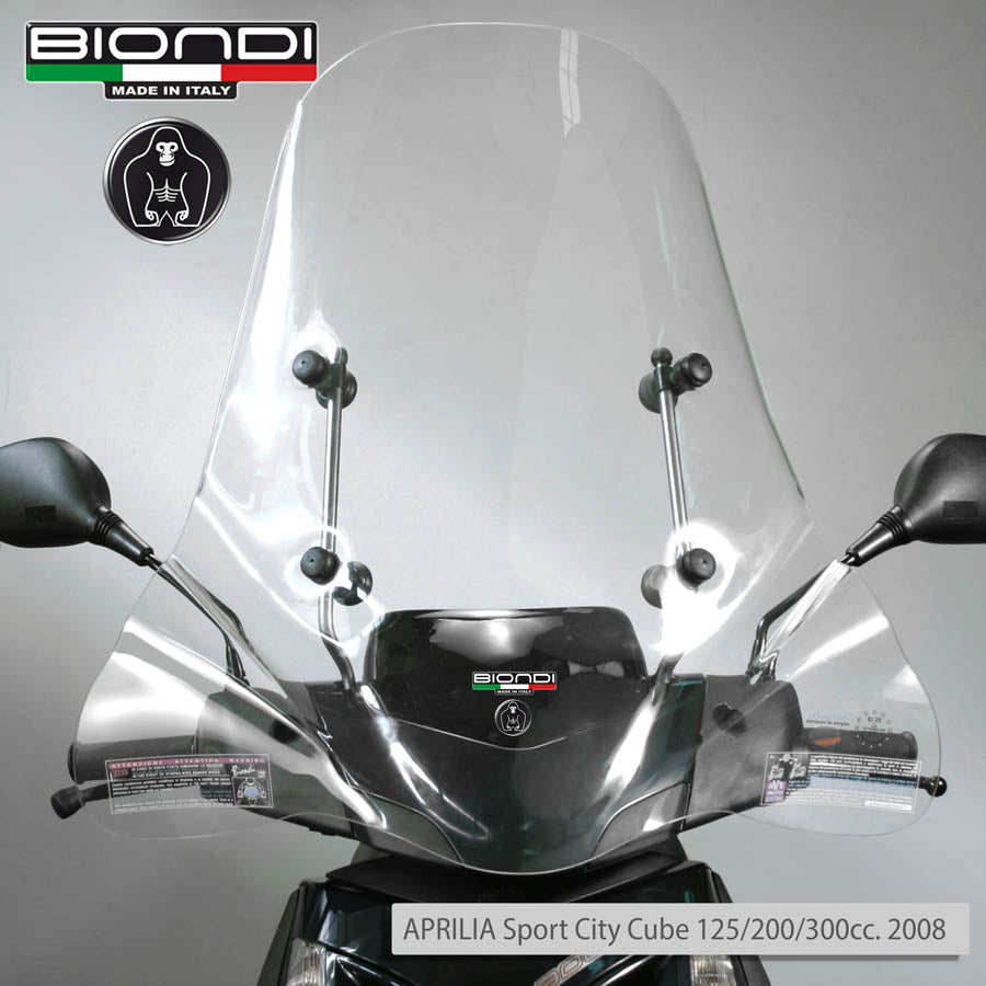 Biondi Parabrezza Club Garelli Confort 125 2006 completo di attacchi