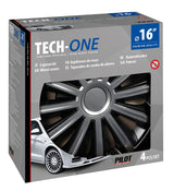 Pilot Copricerchi auto 4 pz - verniciati Tech-One Trend Bicolour -  16"