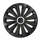 Pilot Copricerchi auto 4 pz - verniciati Tech-One Trend Black -  14"