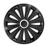 Pilot Copricerchi auto 4 pz - verniciati Tech-One Trend Black -  16"