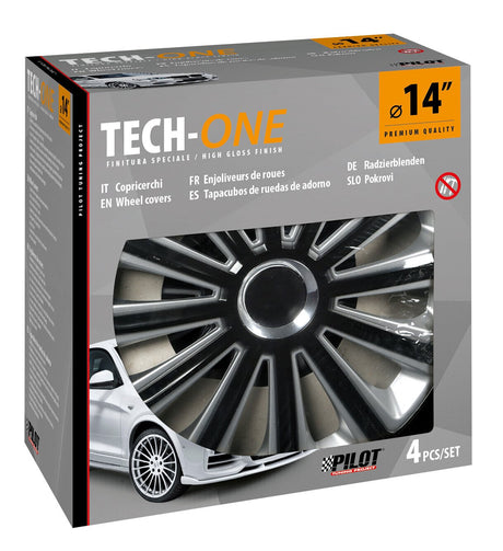 Pilot Copricerchi auto 4 pz - verniciati Tech-One Trend DC RC -  14"