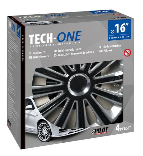 Pilot Copricerchi auto 4 pz - verniciati Tech-One Trend DC RC -  16"
