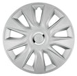 Pilot Copricerchi auto 4 pz - verniciati Tech-One Stratos RC Silver -  14"