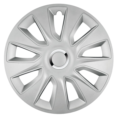 Pilot Copricerchi auto 4 pz - verniciati Tech-One Stratos RC Silver -  14"