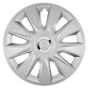 Pilot Copricerchi auto 4 pz - verniciati Tech-One Stratos RC Silver -  15"