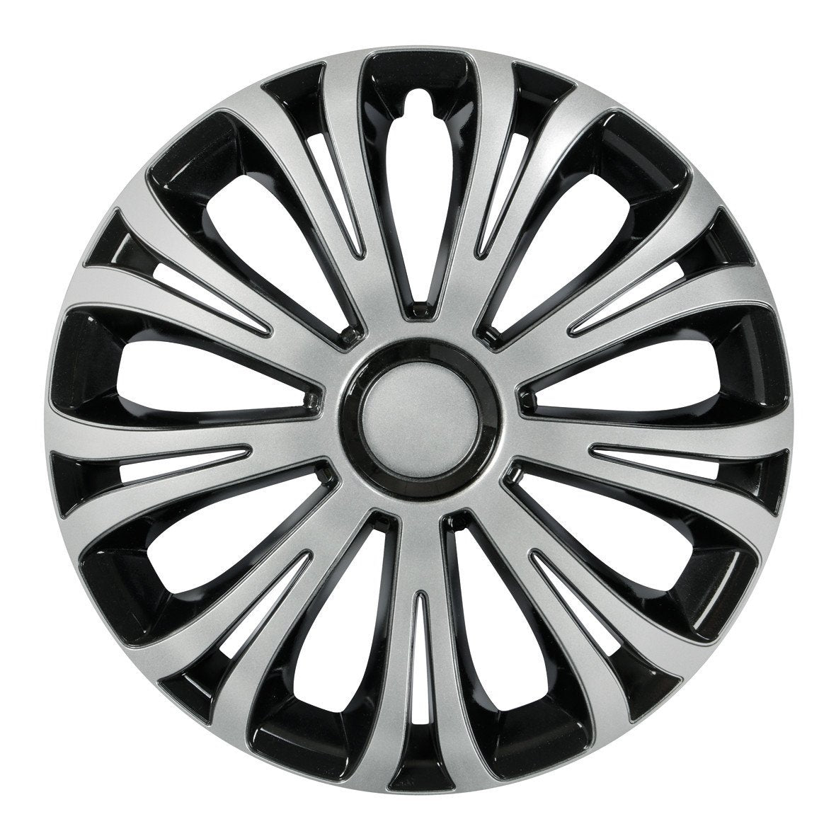 Pilot Copricerchi auto 4 pz - verniciati Tech-One Avera Silver & Black -  14"