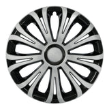 Pilot Copricerchi auto 4 pz - verniciati Tech-One Avera Silver & Black -  14"