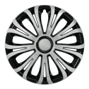 Pilot Copricerchi auto 4 pz - verniciati Tech-One Avera Silver & Black -  14"
