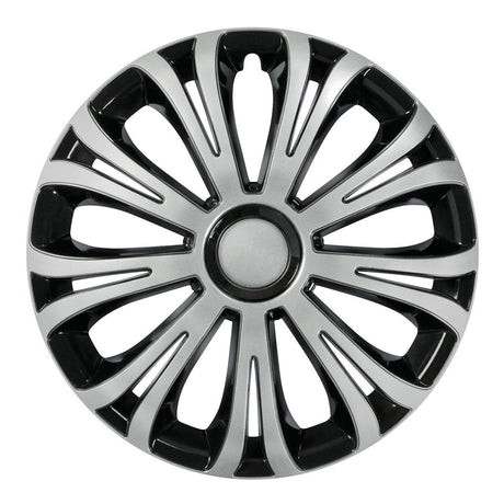 Pilot Copricerchi auto 4 pz - verniciati Tech-One Avera Silver & Black -  15"