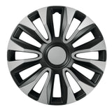 Lampa Avalone Copricerchi Silver & Black Set 4 pz - Ø 13"
